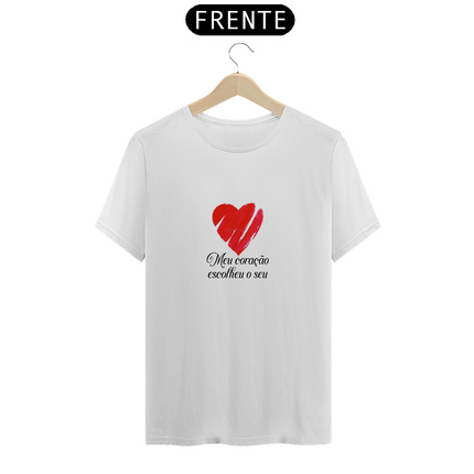 Meu coração escolheu o seu (camiseta)