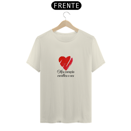 Meu coração escolheu o seu (camiseta)