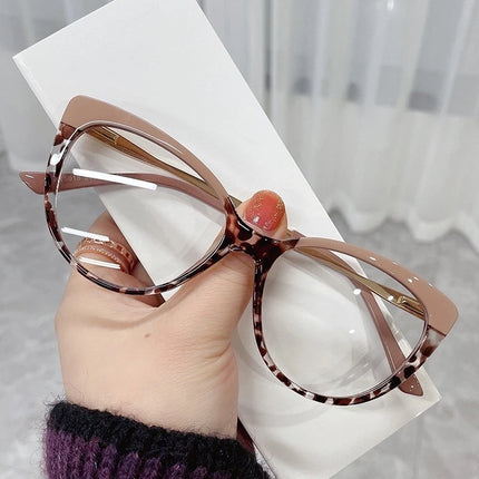 Óculos Anti-Radiação Gato Para Mulheres Estéticos Substituíveis Lentes Armações De Retro